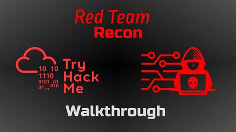 This module will introduce the core components and structure of a red team engagement. . Red team recon tryhackme walkthrough